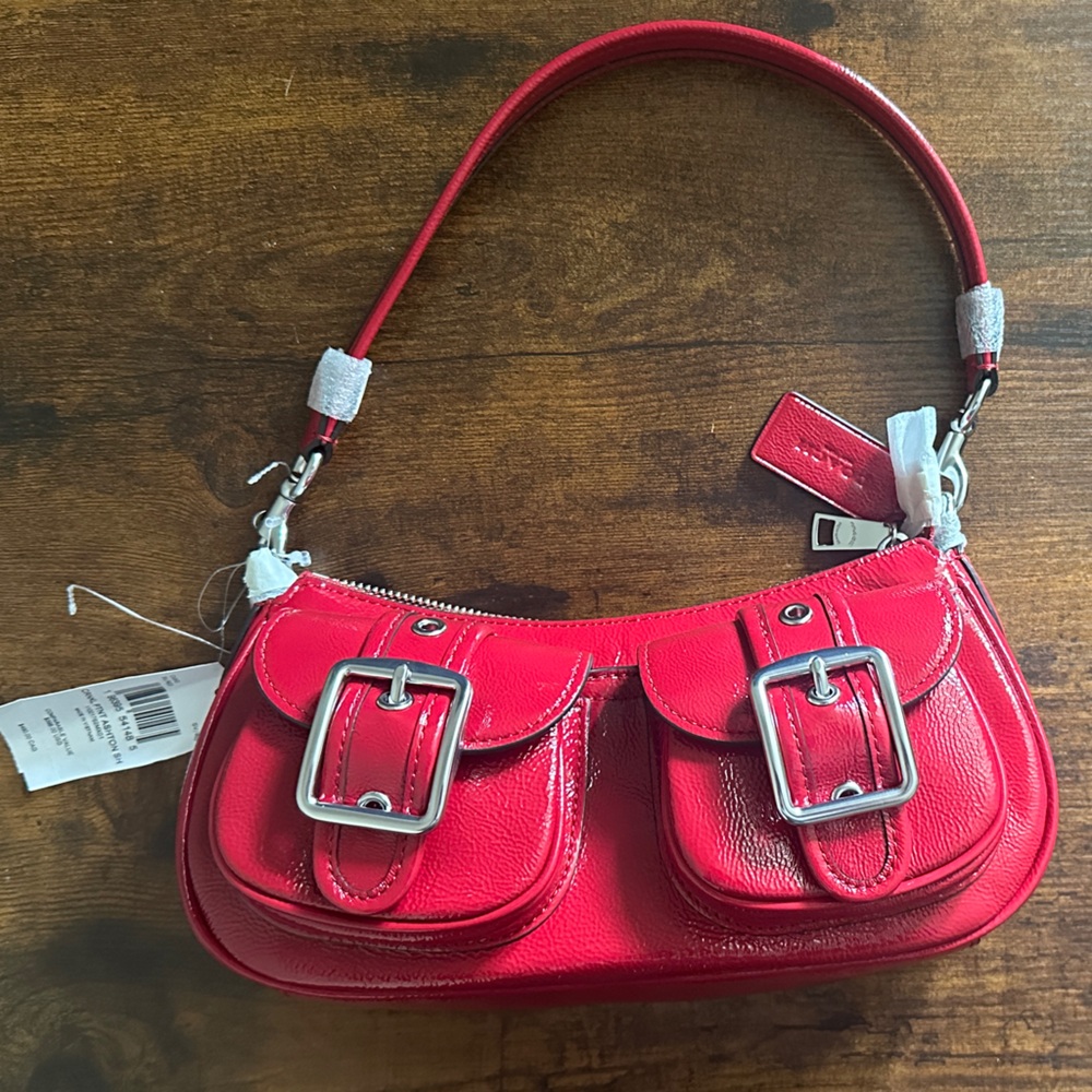 Coach Red Ashton Shoulder Bag